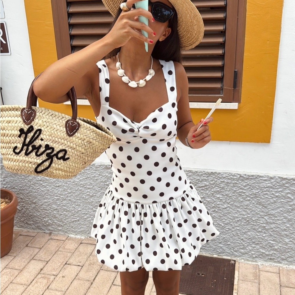 Zara Polka Dot Mini Dress